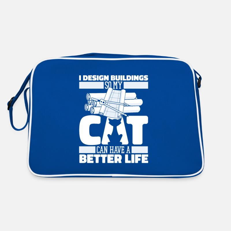 Architecte Architecture Cat Sac Retro