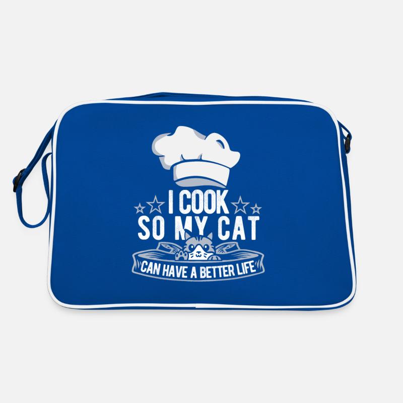 Cook Cooking Cat Retro Bag