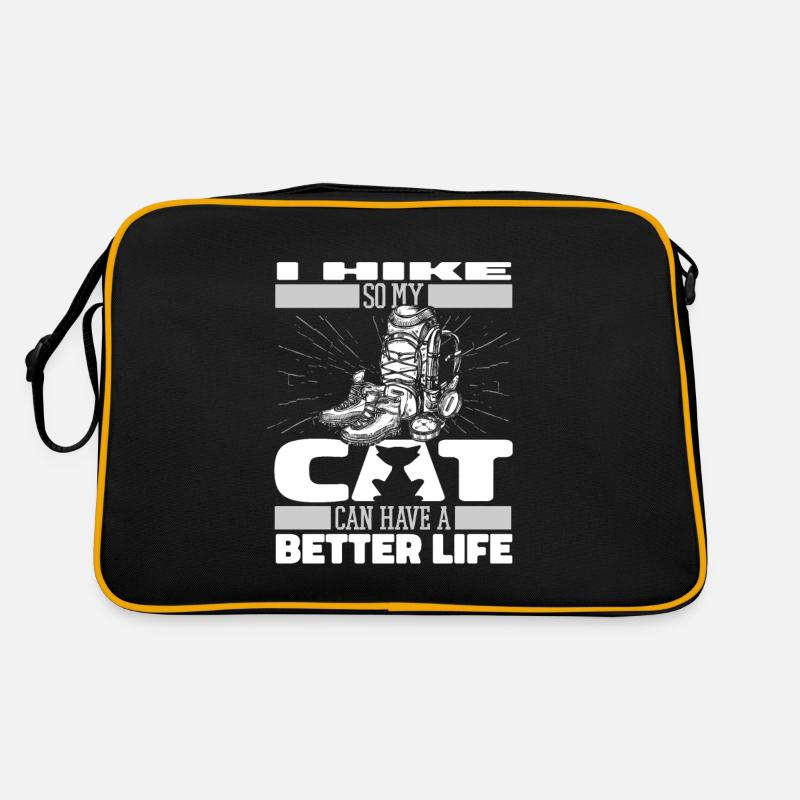 Hiking Wanderer Cat Retro Bag