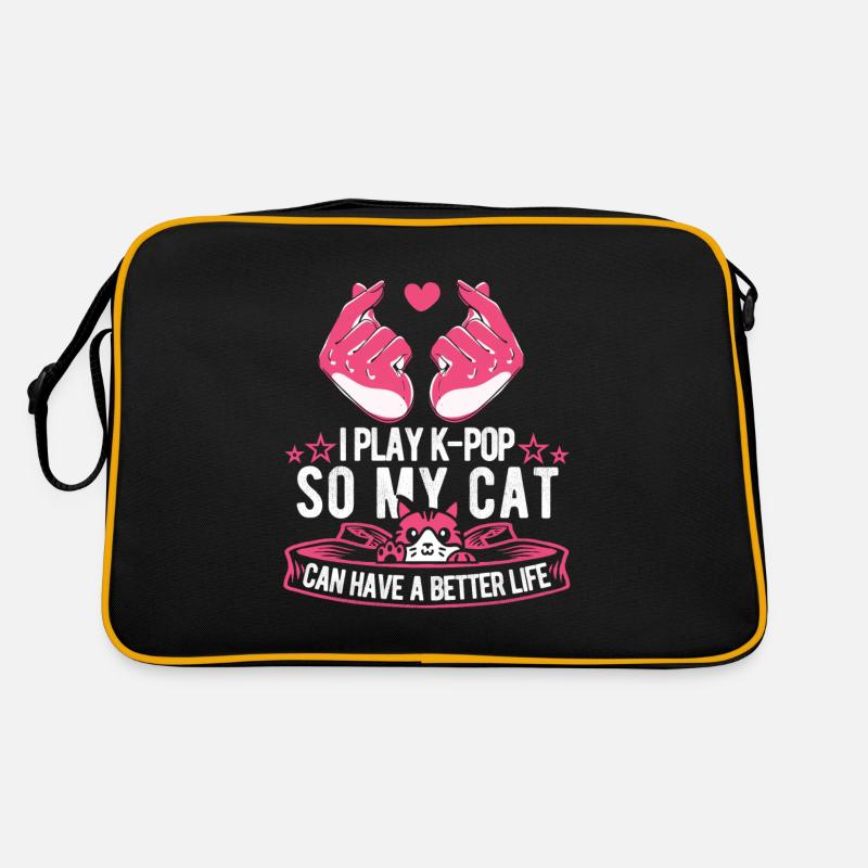 K Pop Kpop Chat Pop Coréen Sac Retro