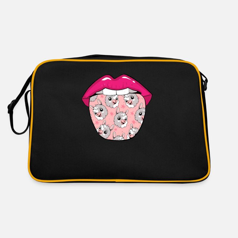 Lama Llama Langue Sac Retro