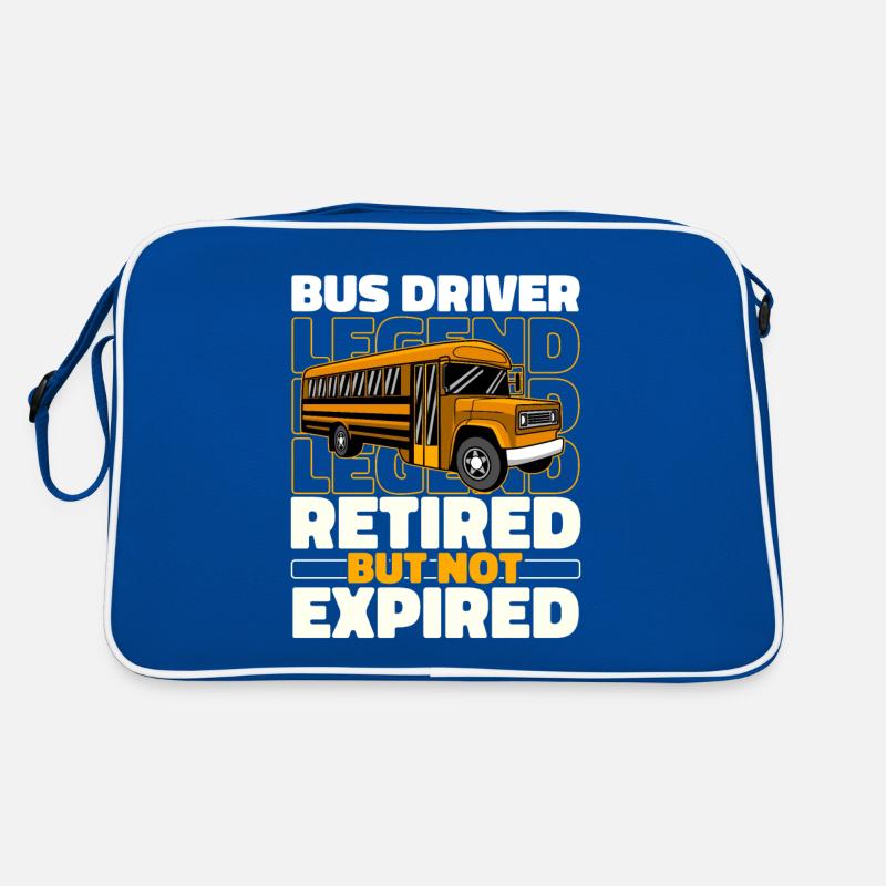 Bus Bus Chauffeur d’autobus à la retraite Sac Retro