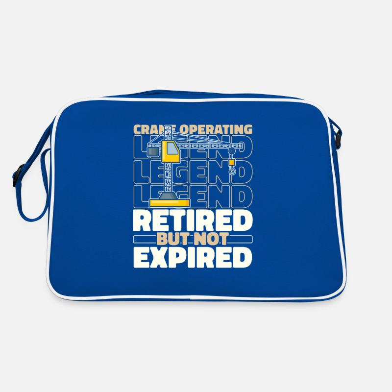 Crane driver Retired crane operator Retro Bag