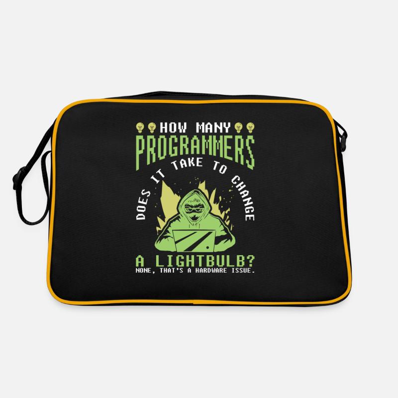 Entwickler Coder Programmierer Witzig Retro Tasche