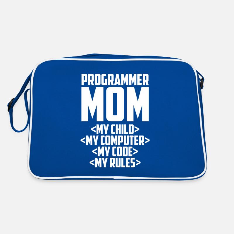 Entwickler Coder Programmierer Mama Retro Tasche