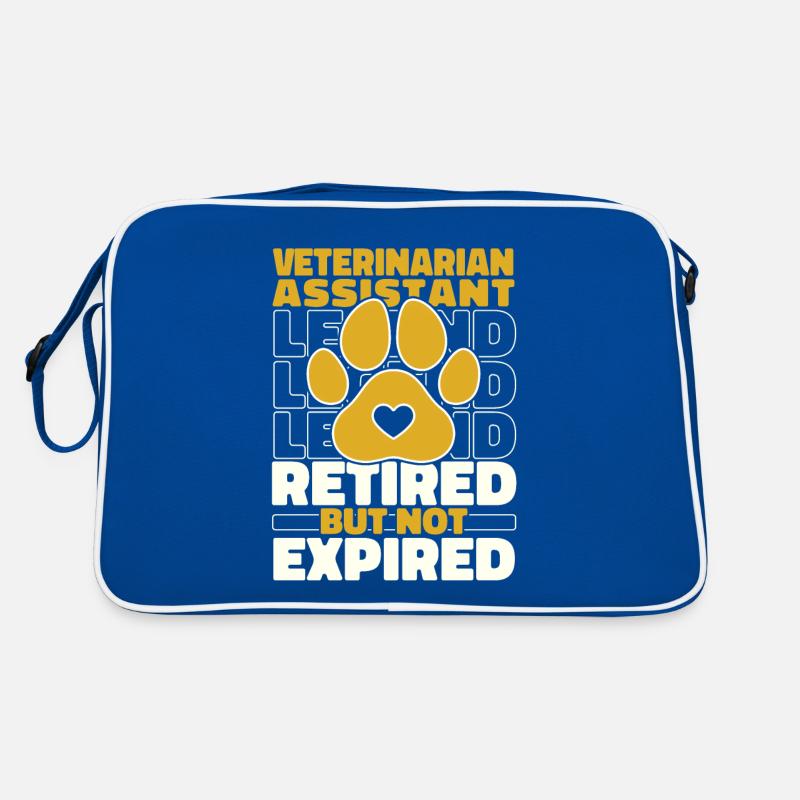Veterinary assistant Retired veterinary assistant Retro Bag