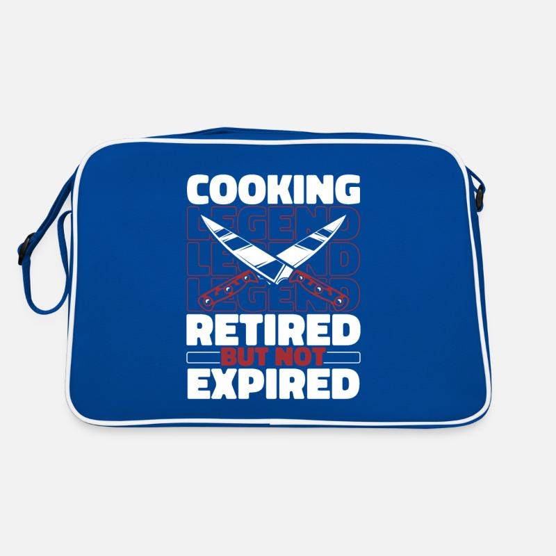 Chef Cooking in retirement Retro Bag