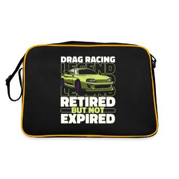 Course de dragsters à la retraite - Sac Retro - noir/or - Dos