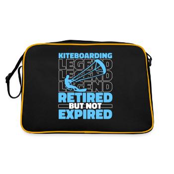 Kitesurfer Kitesurfen Kiten Kitesurf - Sac Retro - noir/or - Dos