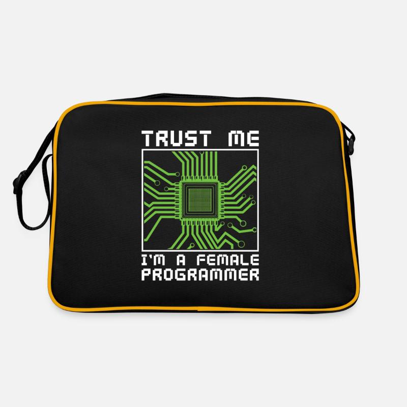 Developer Coder Programmer Microchip Retro Bag