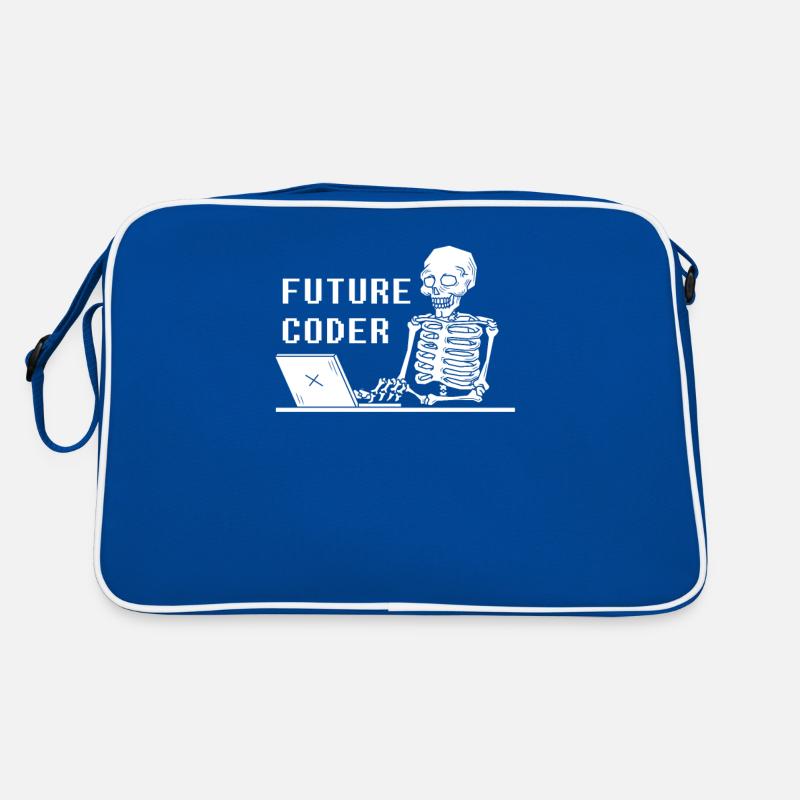 Développeur Coder Programmeur Squelette Sac Retro