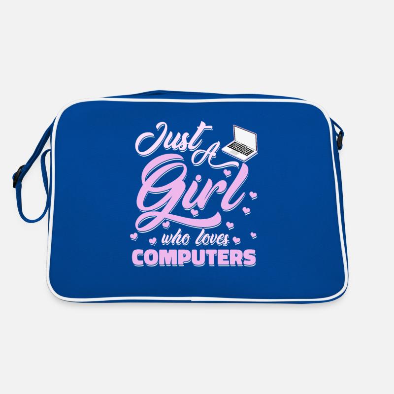 Developer Coder Programmer Girl Retro Bag