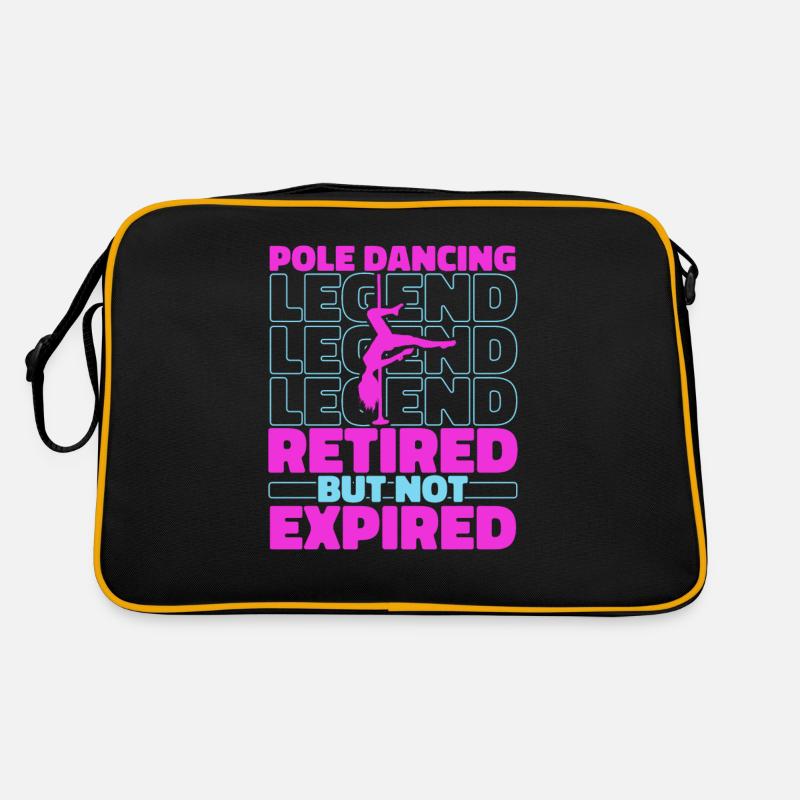 Pole Dancing Im Ruhestand Retro Tasche