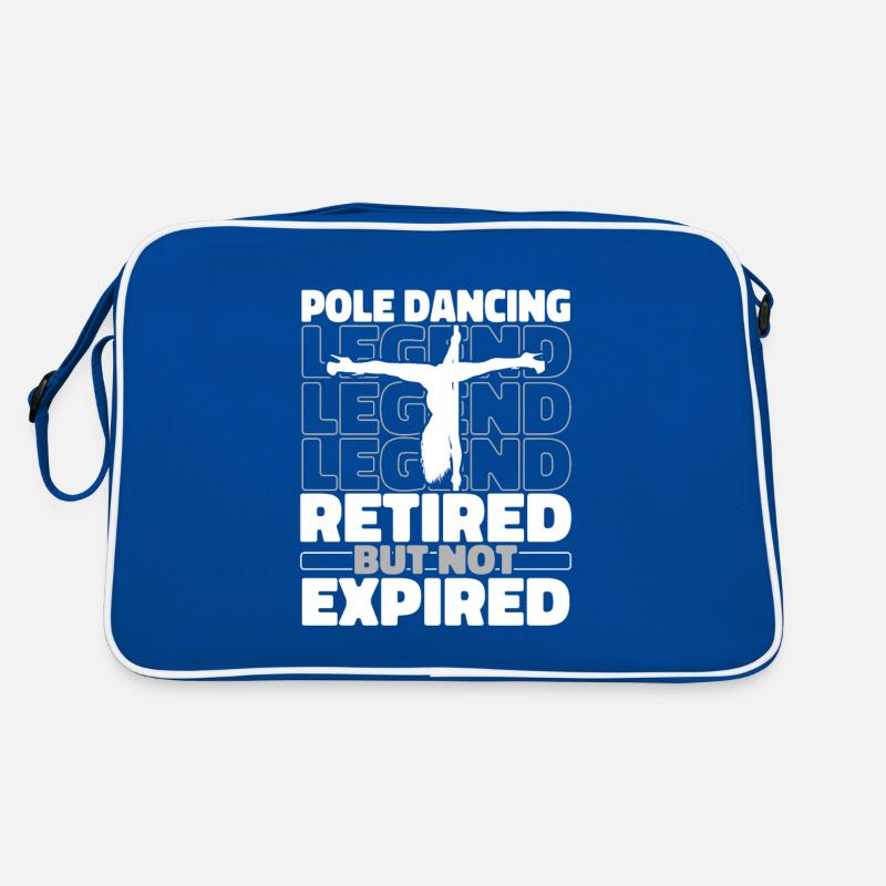 Pole Dancing Im Ruhestand Retro Tasche