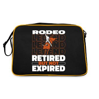 Rodeo Bull à la retraite - Sac Retro - noir/or - Dos