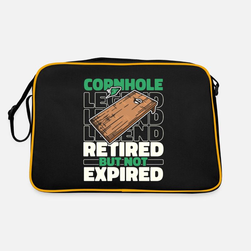 Cornhole Blind Hole Game in Retirement Retro Bag