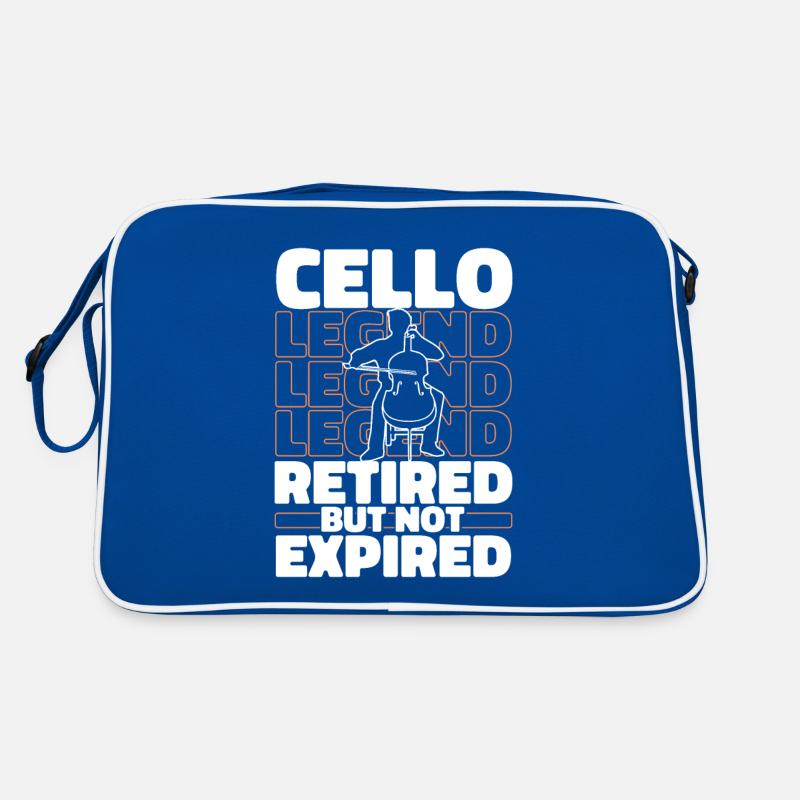 Retired cello cellist Retro Bag