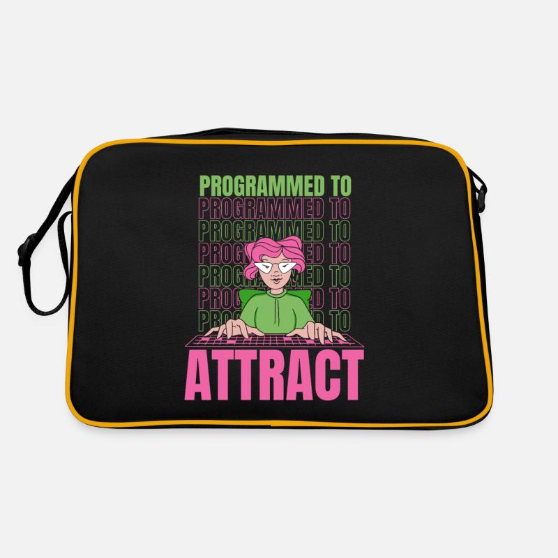 Developer Coder Programmer Funny Retro Bag