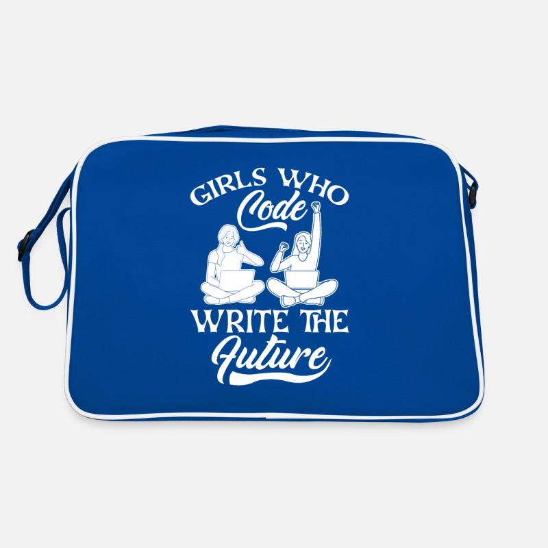 Developer Coder Programmer Girl Retro Bag
