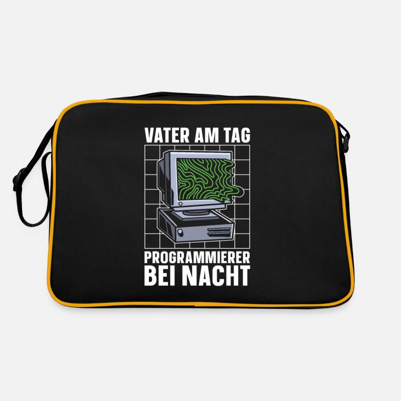 Entwickler Coder Programmierer Retro Tasche