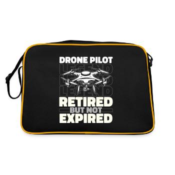 Drone Quadcopter retiré - Sac Retro - noir/or - Dos