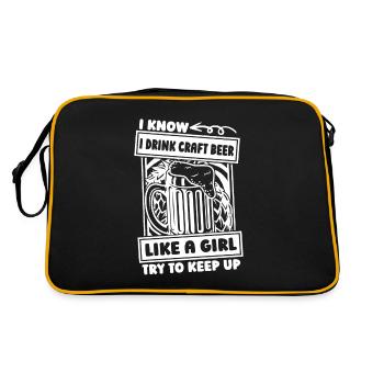 Craft Beer Craft Beer Girls - Retro Bag - black/gold - Back