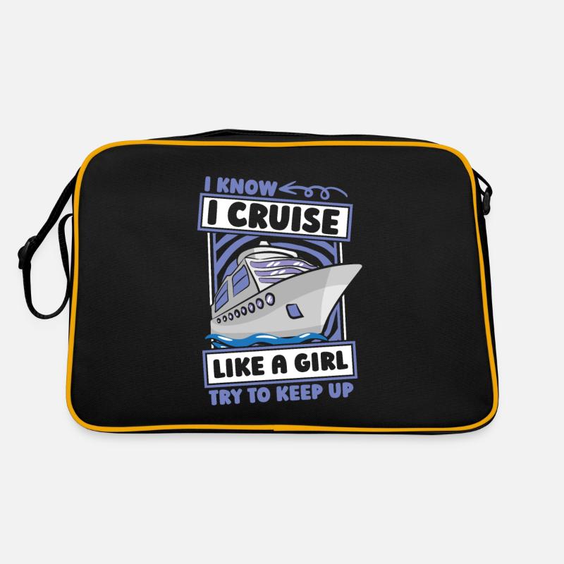 Fille de bateau de croisière Sac Retro