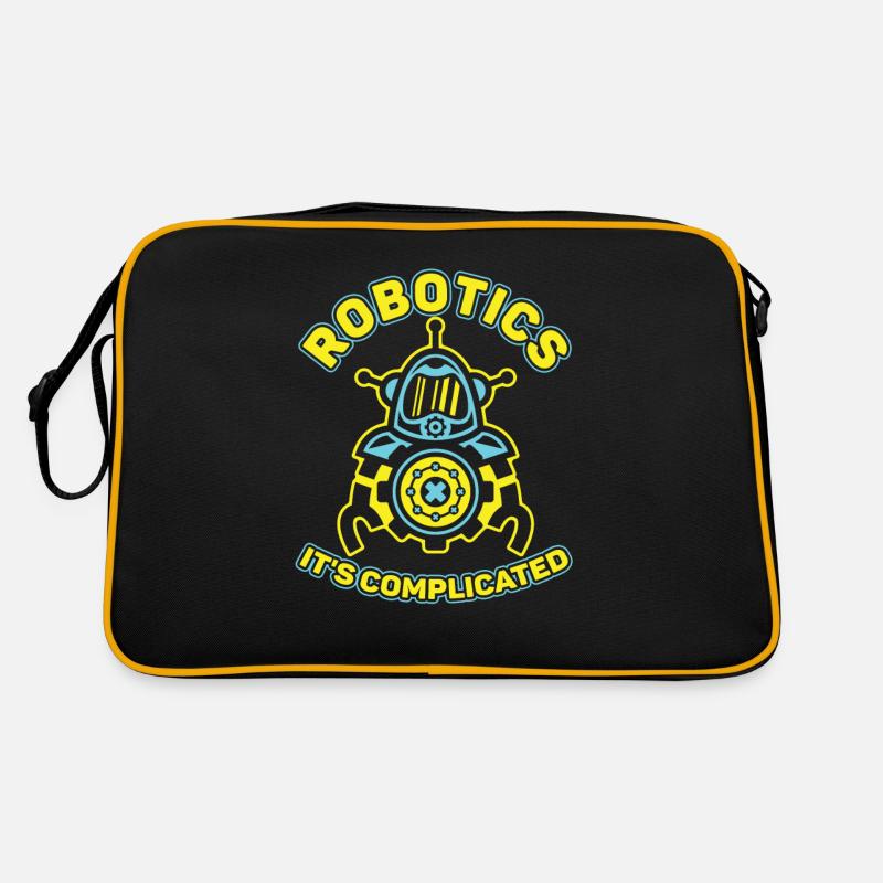 Robotique Ai Robot Drôle Sac Retro