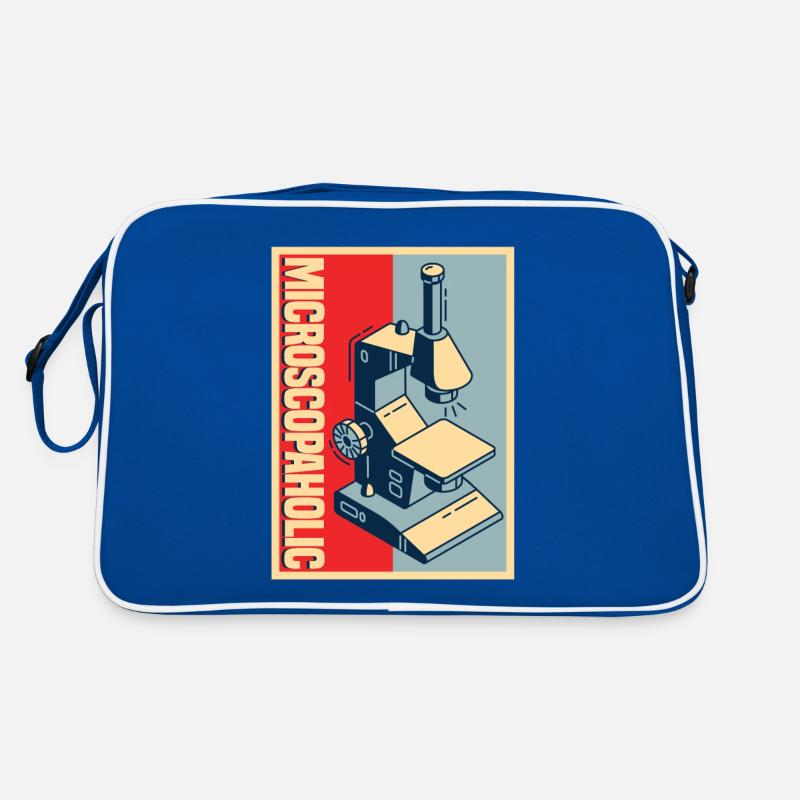 Biology Biologist Microscope Retro Bag