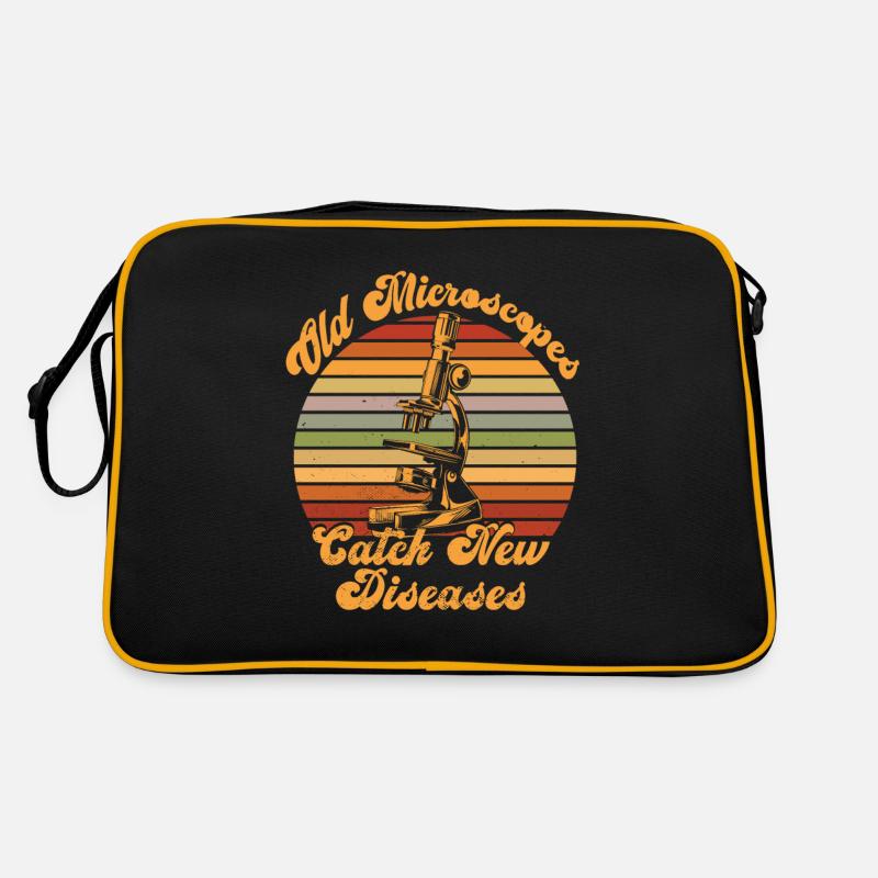 Biology Biologist Microscope Retro Bag