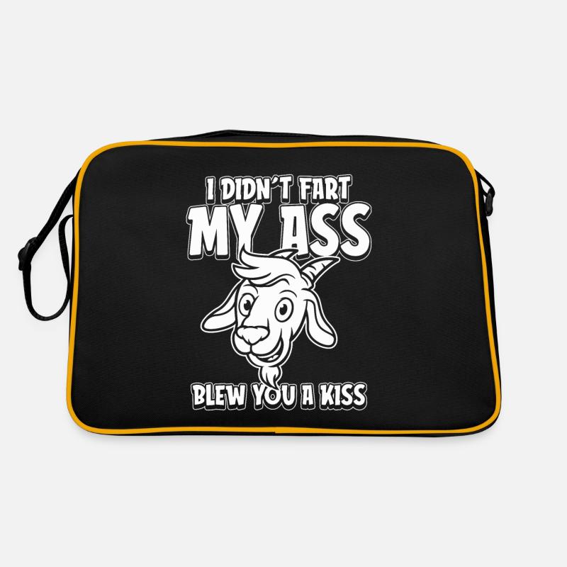 Ziege Witzig Retro Tasche
