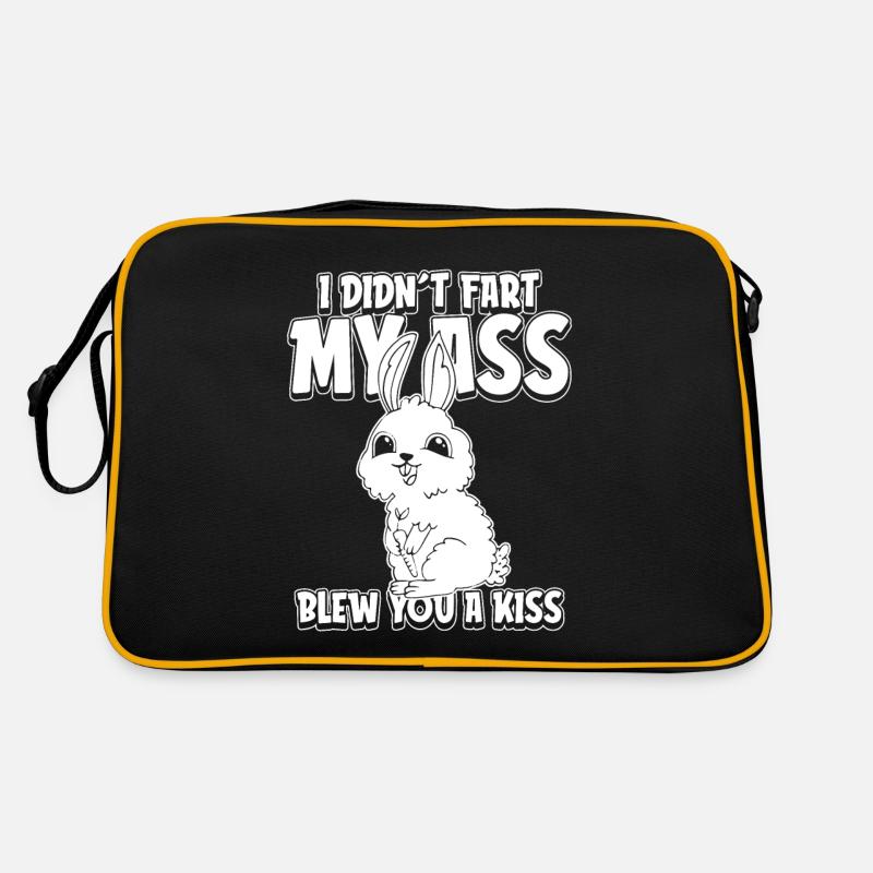 Rabbit Rabbit Humor Retro Bag