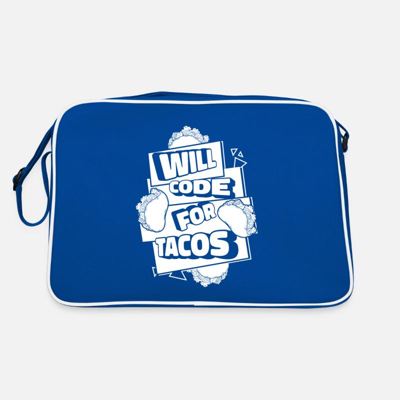 Développeur Coder Programmeur Tacos Sac Retro