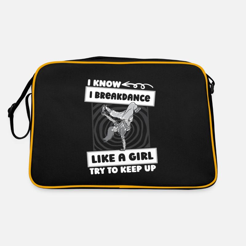Breakdance Breakdancer Breakdancing Girls Sac Retro