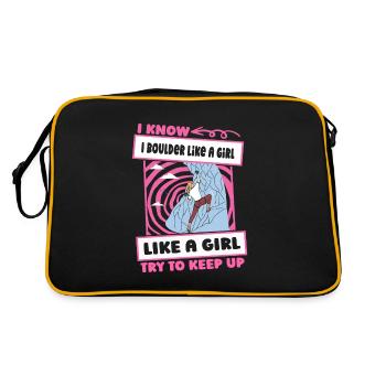 Bloc Bloc Filles - Sac Retro - noir/or - Dos