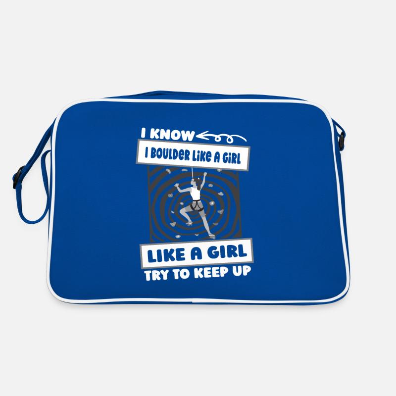 Bouldern Bouldering Mädchen Retro Tasche