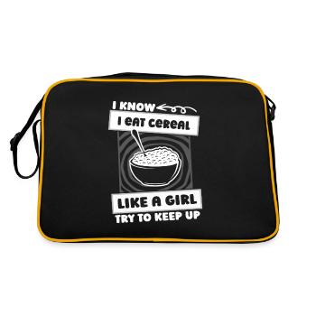 Breakfast Muesli Cereal Girls - Retro Bag - black/gold - Back