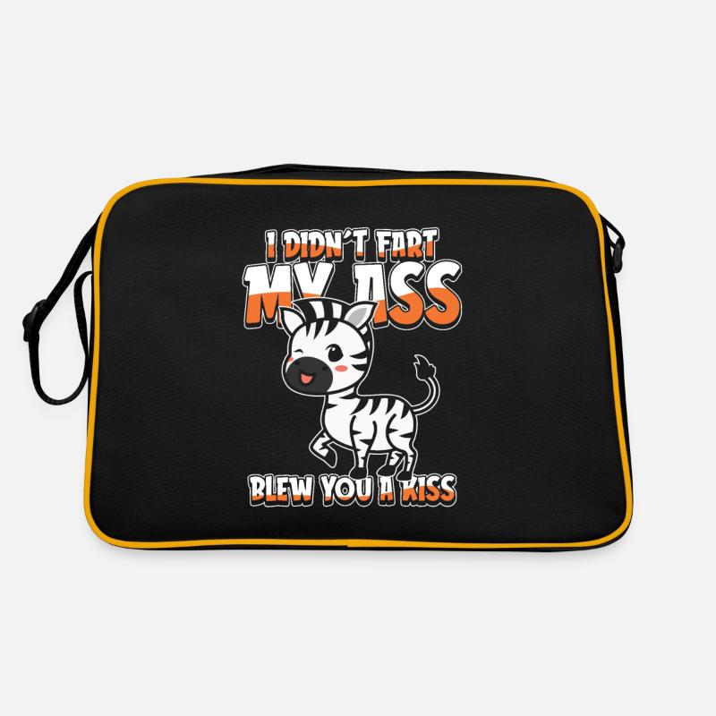 Zebra Witzig Retro Tasche
