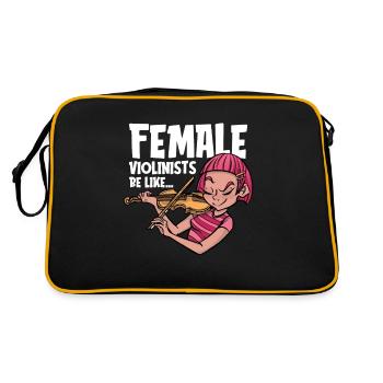 Violin Violin - Retro Bag - black/gold - Back