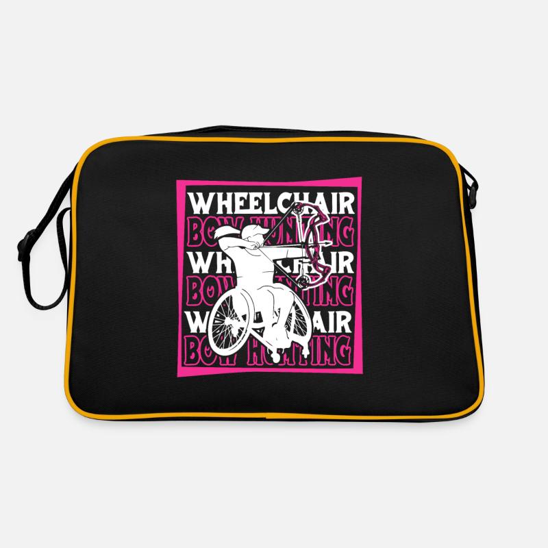 Chasseur à l’arc Fauteuil roulant de chasseur à l’arc Sac Retro