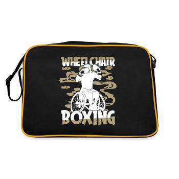 Boxing Boxer Wheelchair - Retro Bag - black/gold - Back