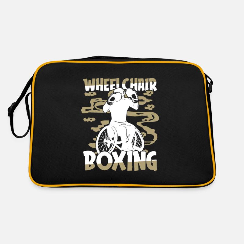 Boxen Boxer Rollstuhl Retro Tasche