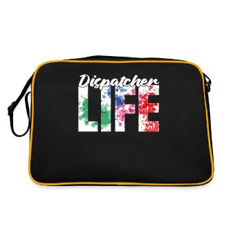 Emergency call control center operations center life - Retro Bag - black/gold - Back