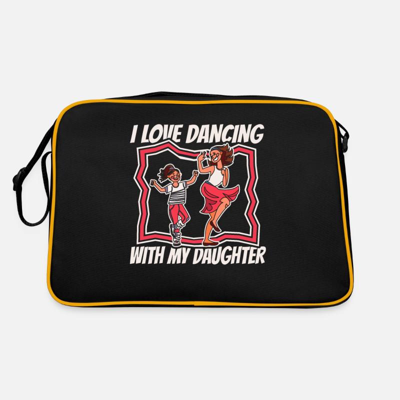Maman Mère Fille Danse Mère Sac Retro