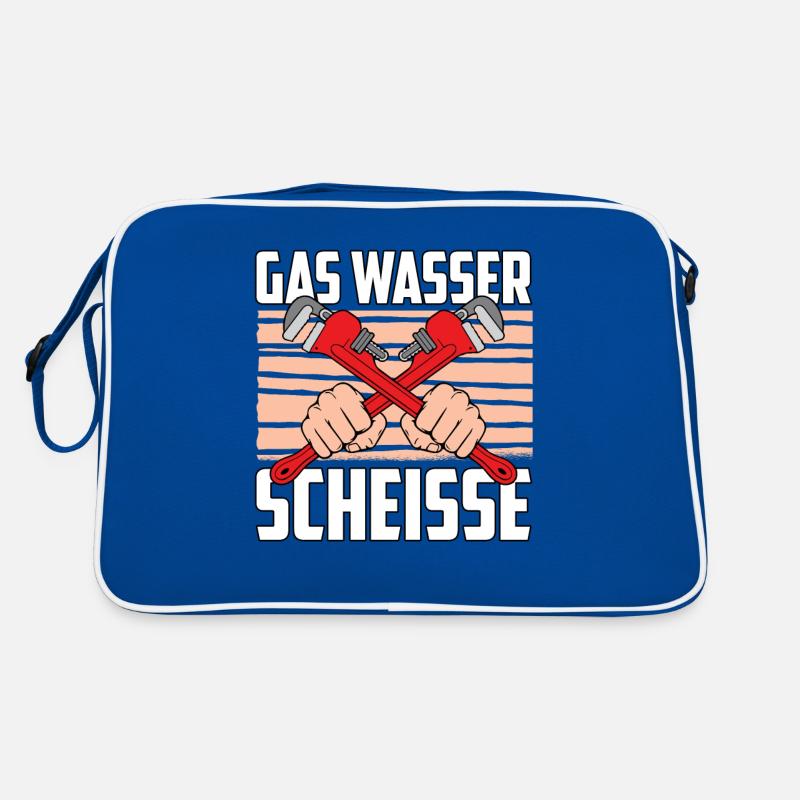 Rohrleitungsbauer Sarkastisch Retro Tasche