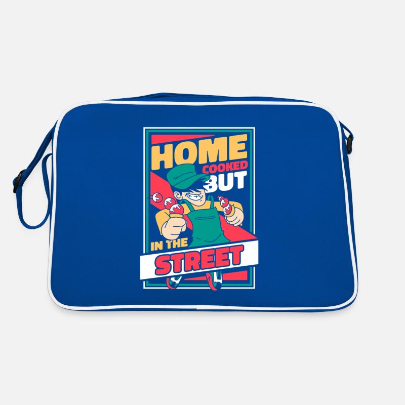 Straßenessen Retro Tasche