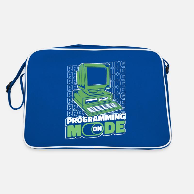Entwickler Coder Programmierer Computer Retro Tasche
