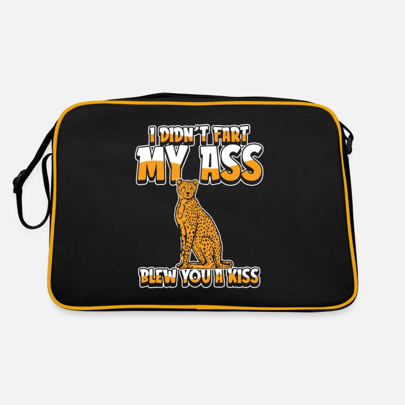 Cheetah Funny Retro Bag