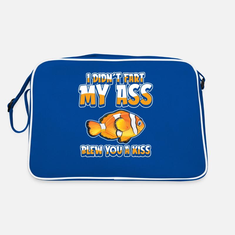 Clownfisch Witzig Retro Tasche