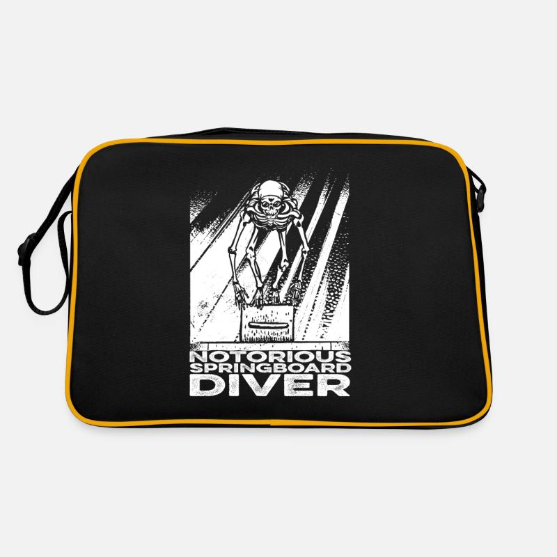 Plongée Plongée Squelette Sac Retro
